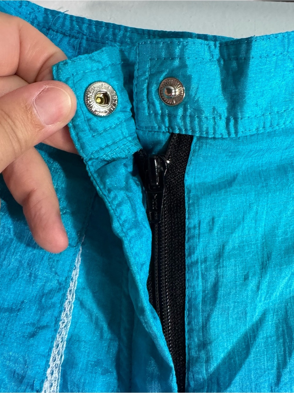 Helly Hansen Vintage Blue Nylon Hiking Utility Shorts L - Picture 5 of 7